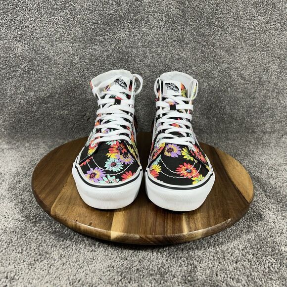 NEW Vans SK8-HI TAPERED Shoes Peace Floral Sunflowers  Vans Sk8-Hi Tapered Women’s Size 10 Peace Floral Sunflowers Skate Shoes Used